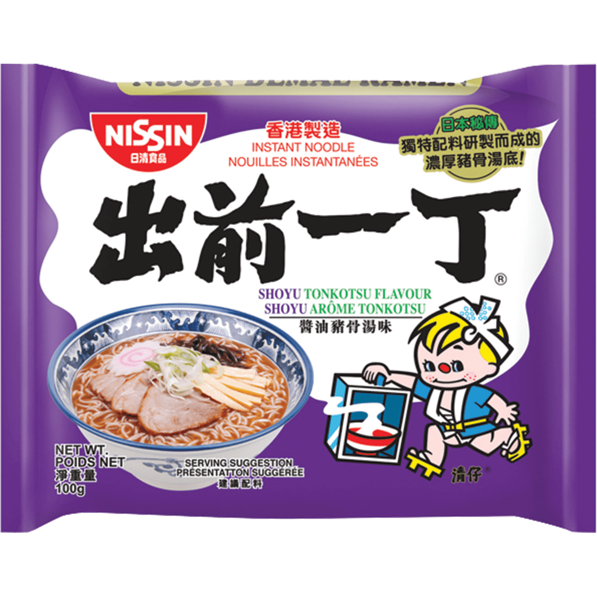 Demae ramen — shoyu tonkotsu