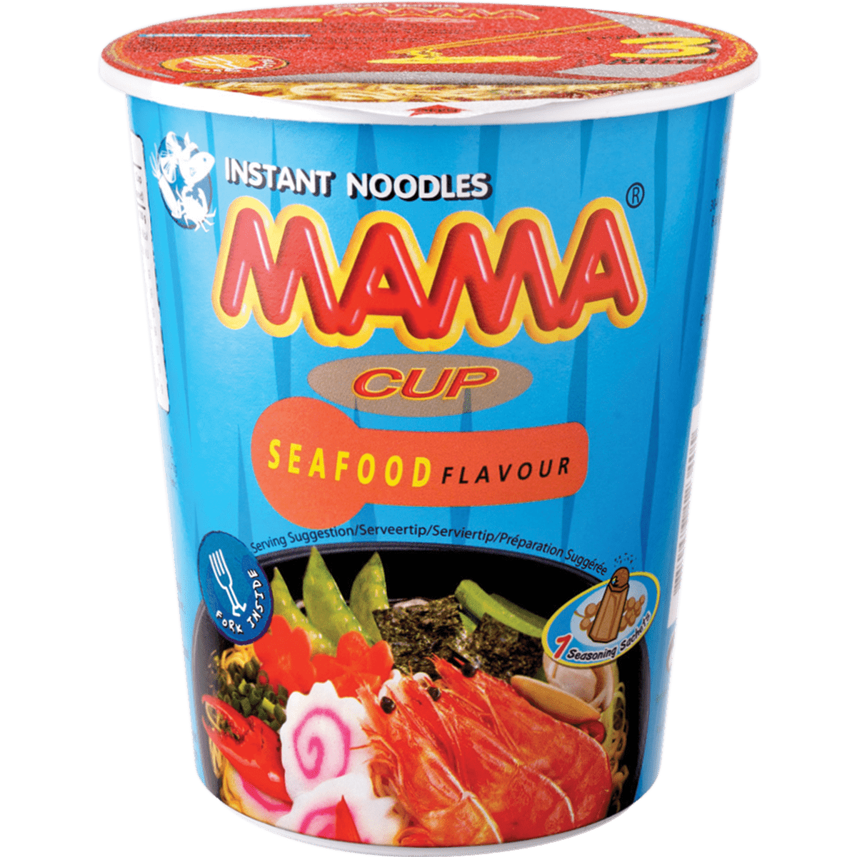 Mama Instant Cup Noedels Zeevruchten Smaak 70g | Amazing Oriental