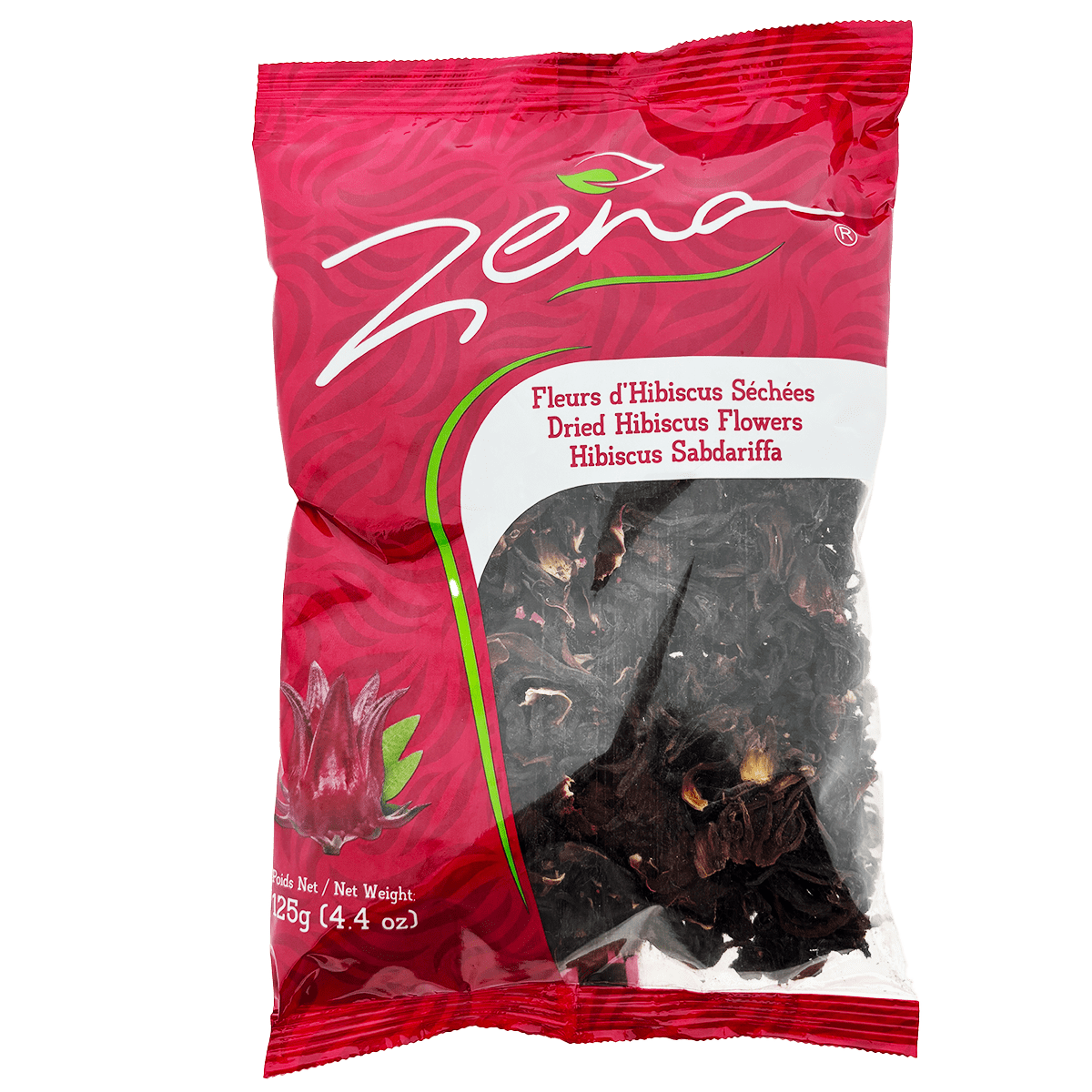 Zena Gedroogde Rode Hibiscusbloemen 125g  Amazing Oriental