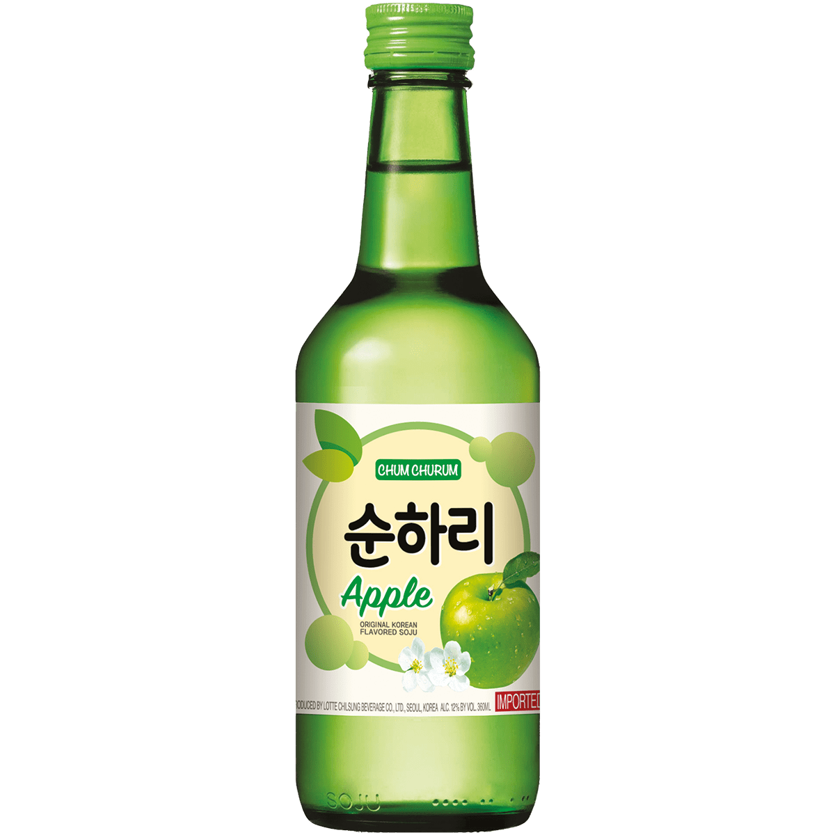 Chum Churum Soju Apple 12% 360ml Amazing Oriental