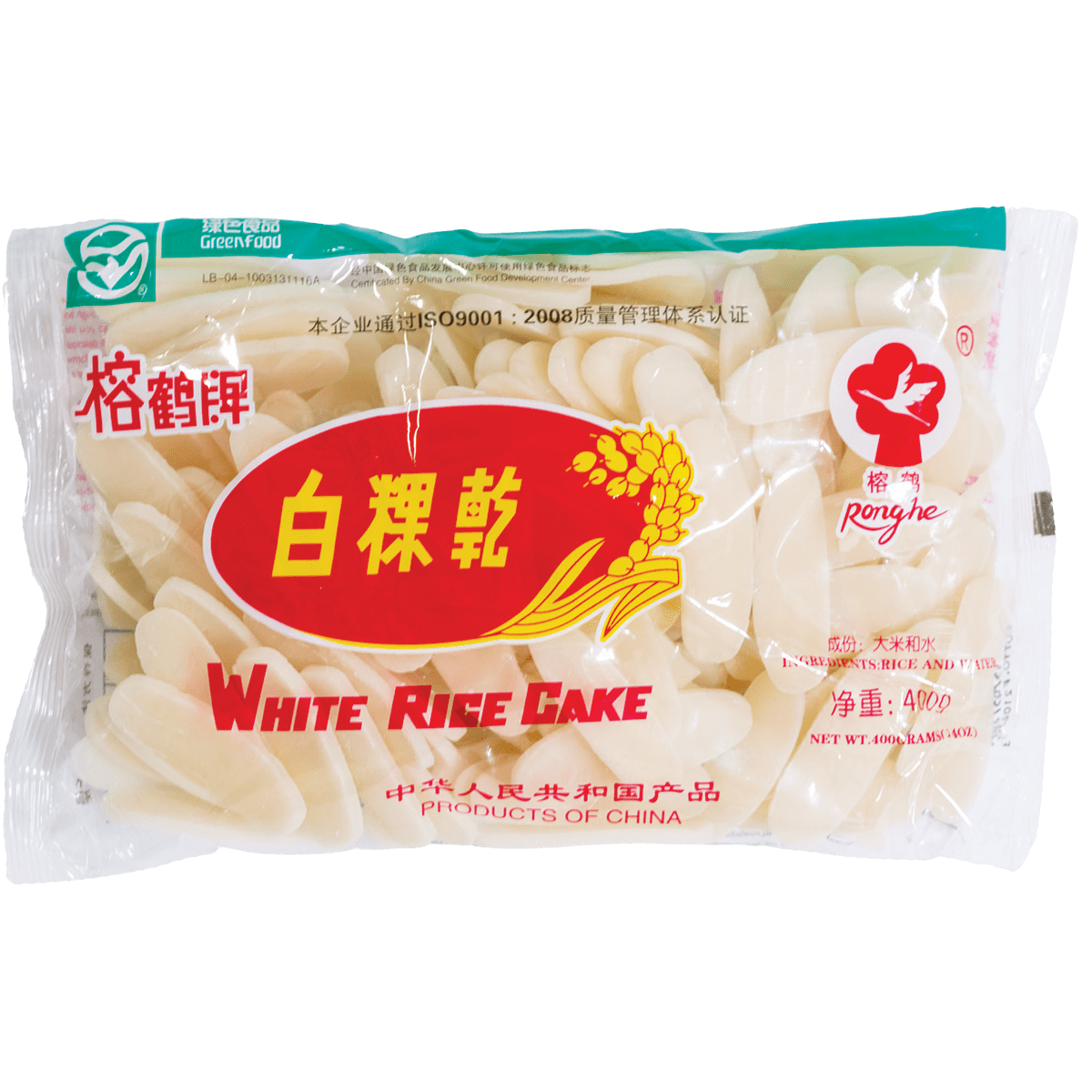 Rong He White Rice Cake 400g | Amazing Oriental