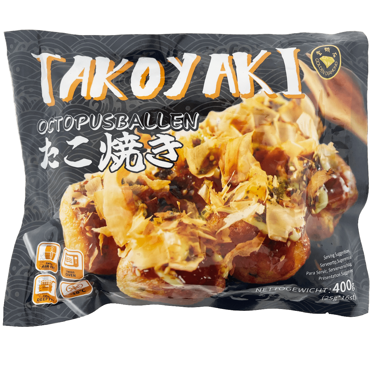 Golden Diamond Takoyaki 400g | Amazing Oriental