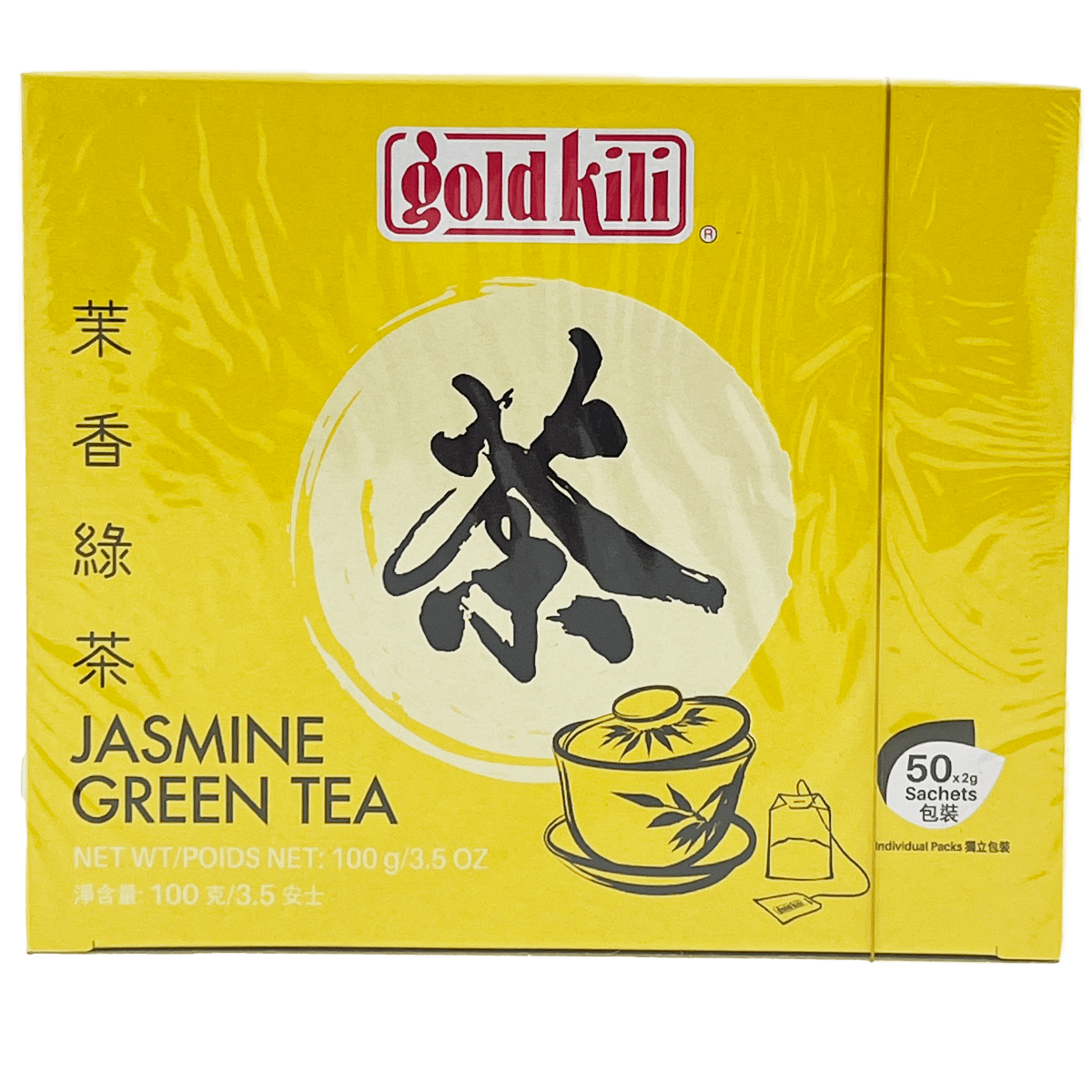 Gold Kili Jasmijn Groene Theezakjes 100g (50x2g)