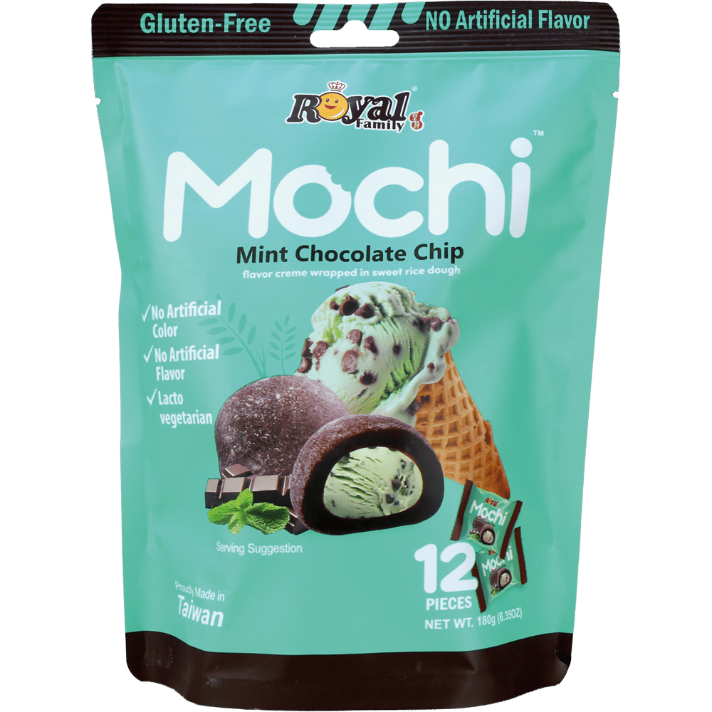 Royal Family Mint Chocolate Chip Mochi 180g | Amazing Oriental