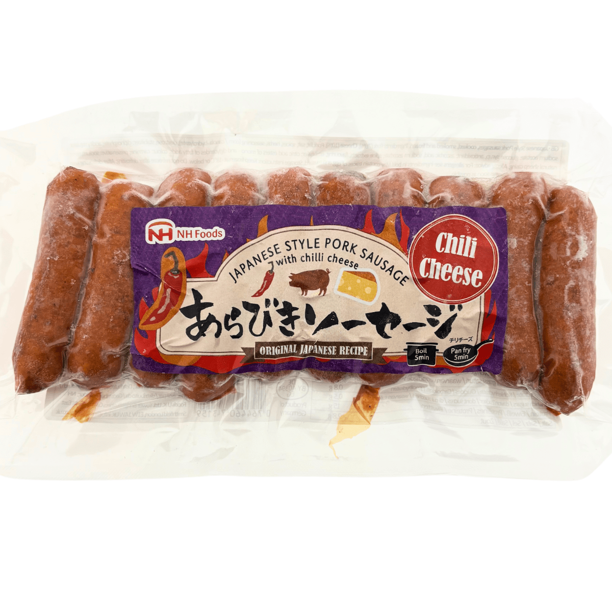 NH Japanese Style Pork Sausage Chili Cheese Flav. 185g | Amazing