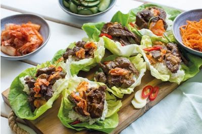 Lettuce Wrap with Korean Bulgogi