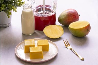 Creamy Mango Coconut Pudding