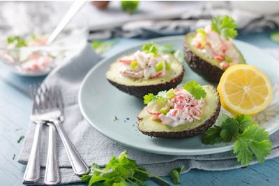 Crab-Stuffed Avocados