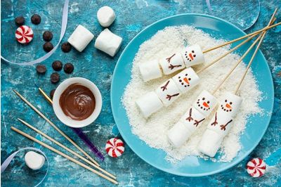Marshmallows à la Olaf
