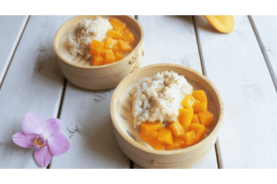 Kleefrijst met Mango