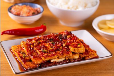 甜辣煎豆腐