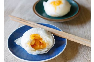 Nai Wong Bao: custardbroodjes