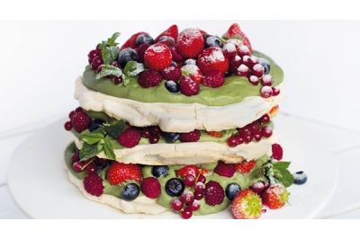 Pavlova met vruchten