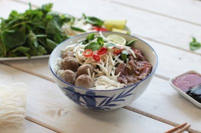 Pho Bo: Vietnamese Beef Soup 
