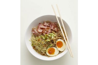 Ramen with Bacon and Eggs