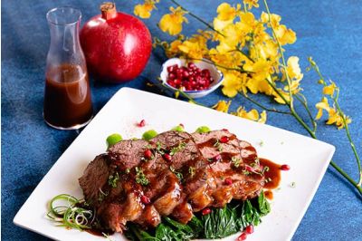 Ribeye with Fruity Sauce