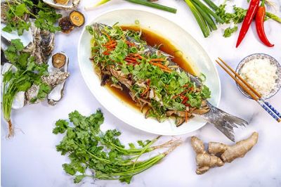 Steamed Sea Bass