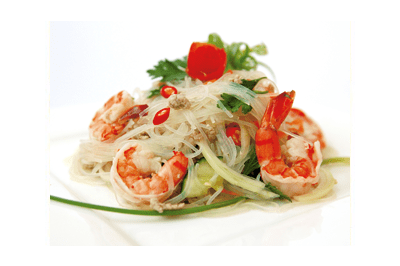 Thaise rijstnoedelsalade