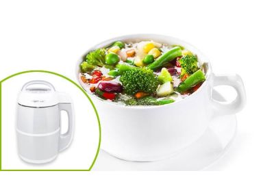 Vegetable Soup With White Radish And Red Beans