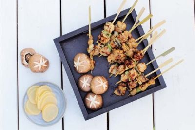 日本烤鸡肉串 / Yakitori: Japanese chicken skewers