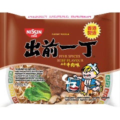 Nissin Demae Ramen Instant Noedels Vijf Kruiden Rundvlees Smaak 100g
