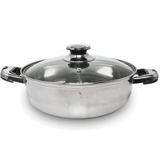 Oriental Hot Pot Pan 2 Vakken 32cm 