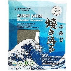 Asian Food Service Roasted Seaweed Sushi Nori 10 sheets 25g 