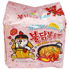  Samyang Instant Ramen Noedels Pittige Kip Carbonara Smaak 5x130g