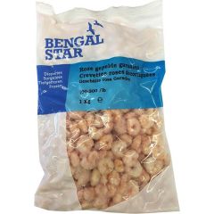Bengal Star Frozen Pink Shrimps 100/200 1kg