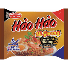 Acecook Hao Hao Instant Roergebakken noedels Mi Goreng tamarinde & garnalen
