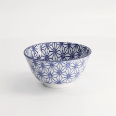 Nippon Blue Rice Bowl 12x6.4cm 300ml Star