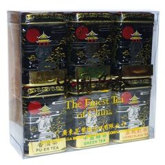 Golden Sail Fijne Theeselectie van China blikjes 6st  