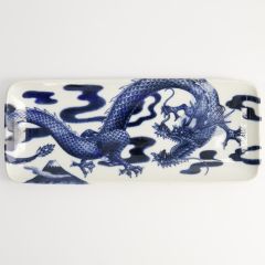 Japonism Draken Schaal 28.5x14x2.5cm Blauw