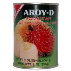 Aroy-D Rambutan W/Pineapple Syrup 565g