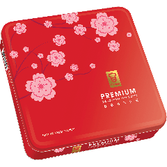 嘉顿什锦饼干红罐 500g