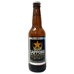 Sapporo Draft Beer 330ml 4.7% Alcohol