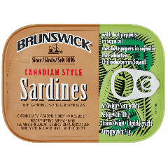 Brunswick Sardines with Hot Pepper 106g 