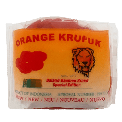 Baland Bamboo Brand Orange Krupuk (unbaked) 250g