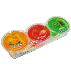 Yame Fruit Flavour Jelly 3x130g 