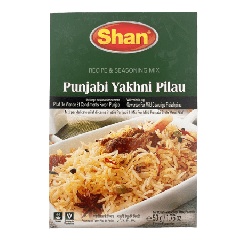 Shan Punjabi Yakhni Pilau Recipe & Seasoning Mix 50g