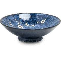 海蓝樱花大碗  24.5x8厘米 / Schaal 24.5x8 cm Hana Blue