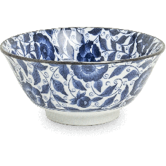 Japanse Blauw Porselein Rijstkom 15cm