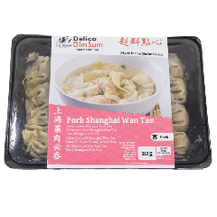 超群上海菜肉云吞 312克 