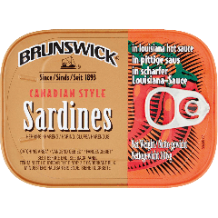 Brunswick Sardines in Louisiana Hot Sauce 106g