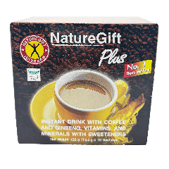 Nature Gift Oploskoffie met Ginseng vezels 135g
