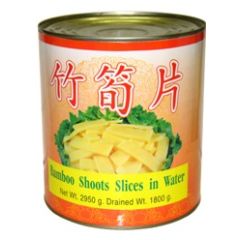 Golden Diamond Bamboo Shoots Slices in Water 2950g