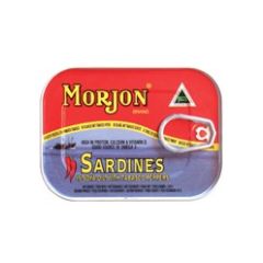 Morjon Sardines in Soya Oil with Tabasco Peppers 120g