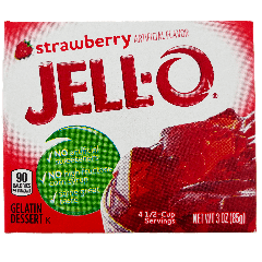 Jell-O 草莓口味果冻粉 85克