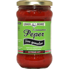 Lekker Bekkie Surinaamse Vers Gemalen Pepers  290ml