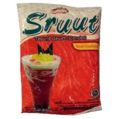 Sruut Tepung Dawet Cendol Mix Merah Raspberry 100g